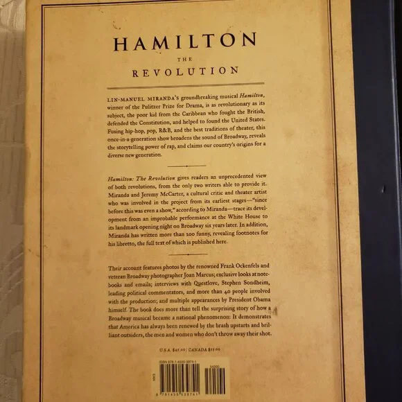 Hamilton The Revolution - Hardcover Book - Picture 6 of 7